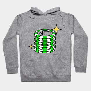 NFT Coins Green Hoodie